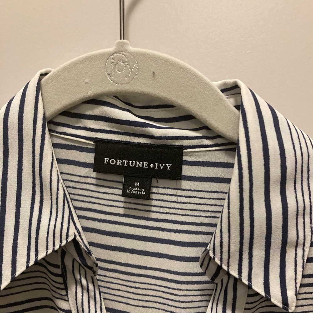 STITCH FIX Fortune + Ivy Christelle Button-Down Blouse - Picture 2 of 4